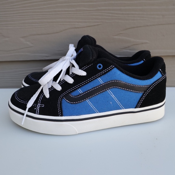 Vans Old Skool Blue Black Sneakers Youth Size 5.5 - Picture 3 of 10